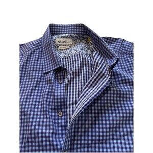 Robert Graham Men’s Button Down Shirt-tailored Fit Size 46/18 XL